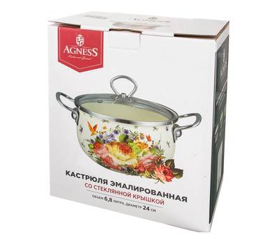 Кастрюля с крышкой AGNESS 915-084