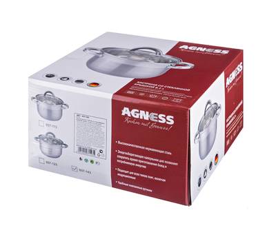 Кастрюля с крышкой AGNESS 937-143