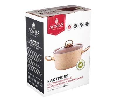 Кастрюля с крышкой AGNESS 936-218