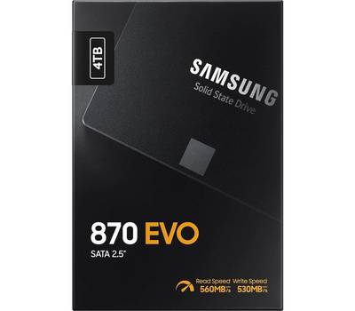 Накопитель SSD SAMSUNG 870 EVO MZ-77E4T0B/EU