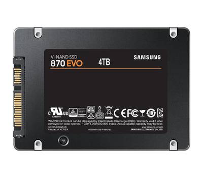 Накопитель SSD SAMSUNG 870 EVO MZ-77E4T0B/EU