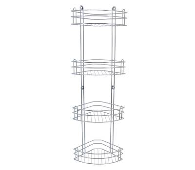 Полкa ROSENBERG RUS-385022-4 Zn для ванной 4-ярусная угловая