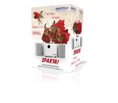 Колонки для компьютера SMARTBUY (SBA-210) SPARTA белый