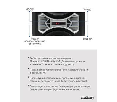 Акустика портативная SMARTBUY (SBS-5130) WASP 2