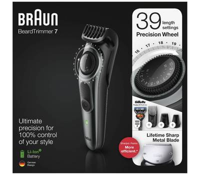 Триммер для бороды и усов BRAUN BT7240+GIL FUS