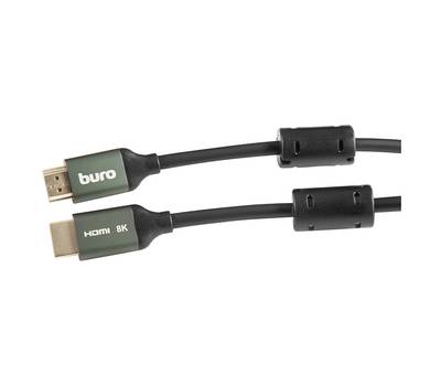 Кабель аудио-видео BURO HDMI (m)/HDMI (m) 5м. феррит.кольца Позолоченные контакты черный (BHP-