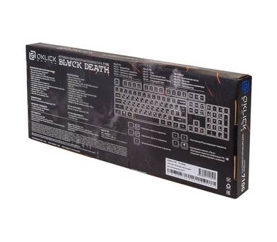 Клавиатура проводная OKLICK 710G BLACK DEATH