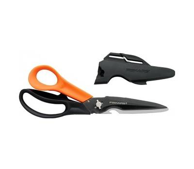 Ножницы универсальные FISKARS Cuts+More черный/оранжевый (1000809)