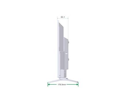 Телевизор LEFF 24H541T SMART Яндекс белый