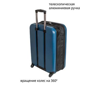 Чемодан FUSION FTS-1004-M, blue