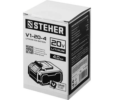 Батарея аккумуляторная STEHER V1-20-4