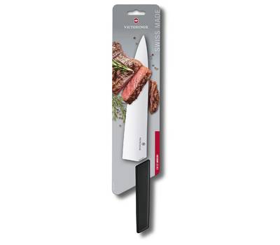 Нож кухонный VICTORINOX Modern (6.9013.25B) стальной разделочный лезв.250мм прямая заточка черный.