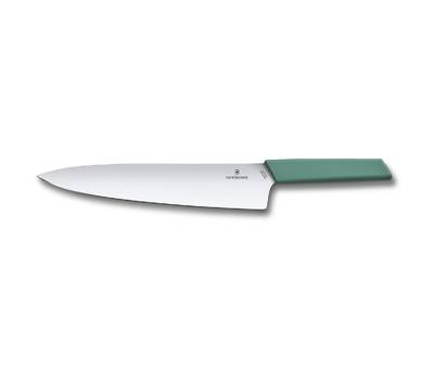 Нож кухонный VICTORINOX Modern (6.9016.2543B) стальной разделочный лезв.250мм прямая заточка зеленый