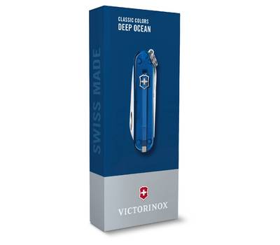 Нож перочинный VICTORINOX Classic Deep Ocean (0.6223.T2G) 58мм 7функц.