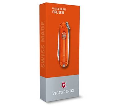 Нож перочинный VICTORINOX Classic Fire Opal (0.6223.T82G) 58мм 7функц.