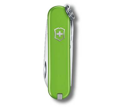 Нож перочинный VICTORINOX Smashed Avocado (0.6223.43G) 58мм 7функц.