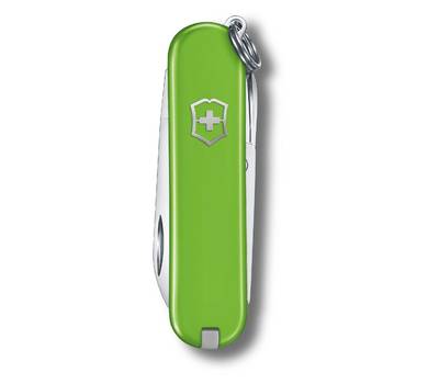 Нож перочинный VICTORINOX Smashed Avocado (0.6223.43B1) 58мм 7функц.