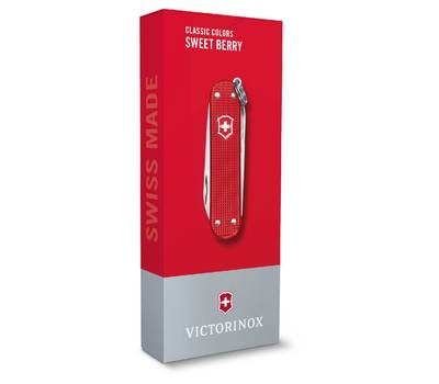 Нож перочинный VICTORINOX Sweet Berry (0.6221.201G) 58мм 7функц. карт.коробка.