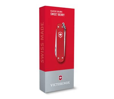 Нож перочинный VICTORINOX Sweet Berry (0.6221.201G) 58мм 7функц. карт.коробка.