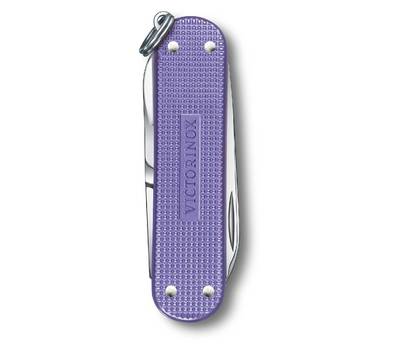 Нож перочинный VICTORINOX Electric Lavender (0.6221.223G) 58мм 7функц. карт.коробка.