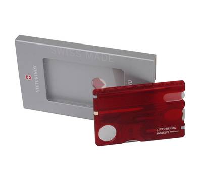 Швейцарская карта VICTORINOX 0.7240.T SwissCard Nailcare Red