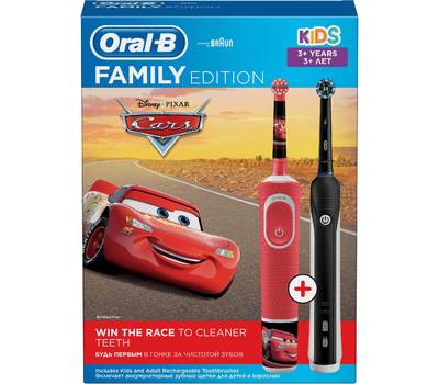 Электрическая зубная щетка ORAL-B Pro 1 700+Kids Cars