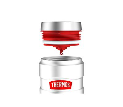 Термокружка THERMOS SK1005 RCMW 0.47л. белый/красный картонная коробка (375766)