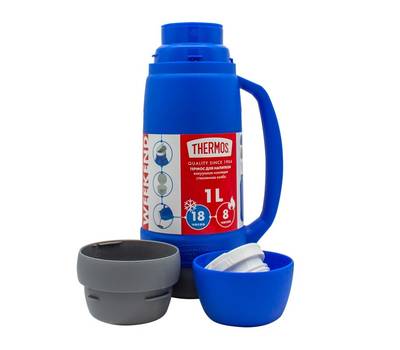 Термос THERMOS со стеклянной колбой WEEKEND 36 Series Blue (1 литр)