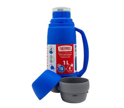 Термос THERMOS со стеклянной колбой WEEKEND 36 Series Blue (1 литр)