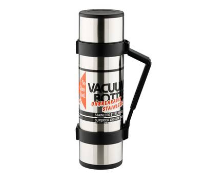 Термос THERMOS NCB-12B Rocket Bottle 1.2л. серебристый с черной ручкой (835666)