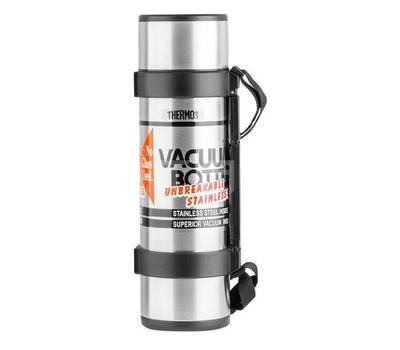 Термос THERMOS NCB-12B Rocket Bottle 1.2л. серебристый с черной ручкой (835666)