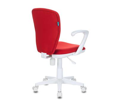 Офисное кресло БЮРОКРАТ KD-W10AXSN красный 26-22 крестовина пластик пластик белый