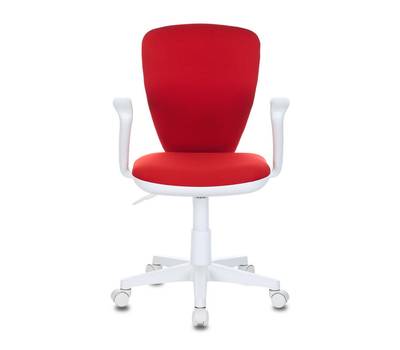 Офисное кресло БЮРОКРАТ KD-W10AXSN красный 26-22 крестовина пластик пластик белый