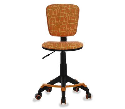 Офисное кресло БЮРОКРАТ CH-204-F оранжевый жираф крестовина пластик подст.для ног