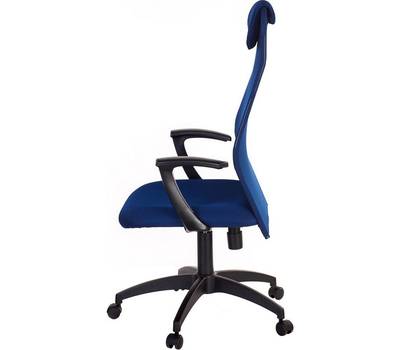 Офисное кресло БЮРОКРАТ KB-8N синий TW-05N TW-10N сетка/ткань с подголов. крестовина пластик