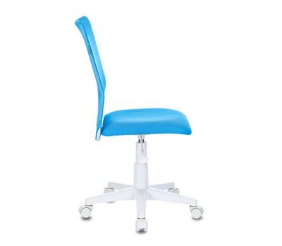 Офисное кресло БЮРОКРАТ KD-9 голубой TW-31 TW-55 сетка/ткань крестовина пластик пластик белый