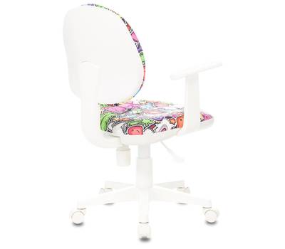 Офисное кресло БЮРОКРАТ CH-W356AXSN мультиколор маскарад крестовина пластик пластик белый