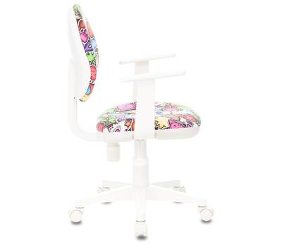 Офисное кресло БЮРОКРАТ CH-W356AXSN мультиколор маскарад крестовина пластик пластик белый