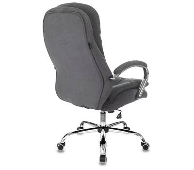 Офисное кресло БЮРОКРАТ T-9950SL Fabric серый Alfa 44 крестовина металл хром