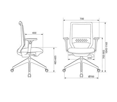 Офисное кресло БЮРОКРАТ MC MC-W611NL