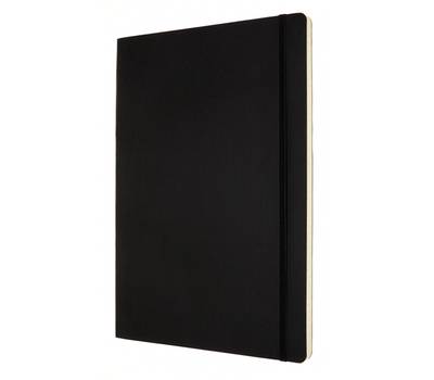 Блокнот карманный MOLESKINE QP641 A4 192стр. линейка мягкая обложка черный.