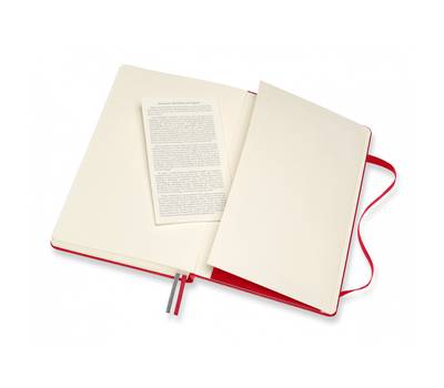 Блокнот карманный MOLESKINE QP062EXPF2 Large 130х210мм 400стр. нелинованный твердая обложка красный.