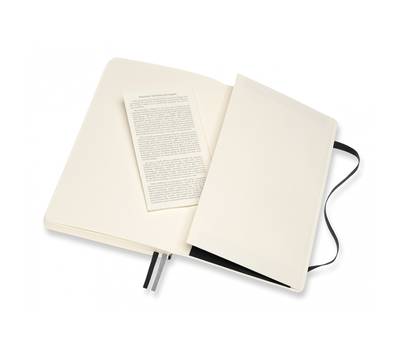 Блокнот карманный MOLESKINE QP618EXP Large 130х210мм 400стр. нелинованный мягкая обложка черный.