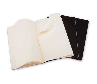 Блокнот карманный MOLESKINE QP318 Large 130х210мм обложка картон 80стр. нелинованный черный.