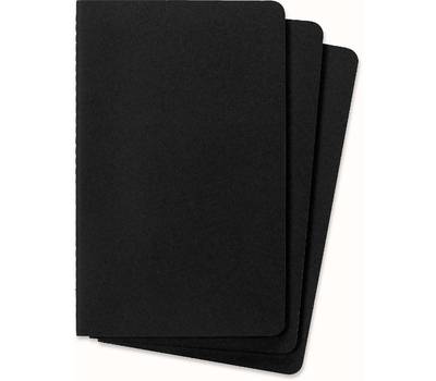 Блокнот карманный MOLESKINE QP318 Large 130х210мм обложка картон 80стр. нелинованный черный.