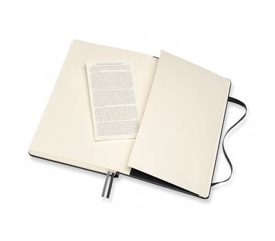 Блокнот карманный MOLESKINE QP066EXP Large 130х210мм 400стр. пунктир твердая обложка черный.