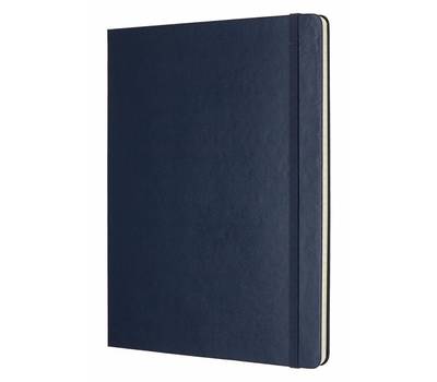 Блокнот карманный MOLESKINE QP090B20 XLarge 190х250мм 192стр. линейка твердая обложка синий.