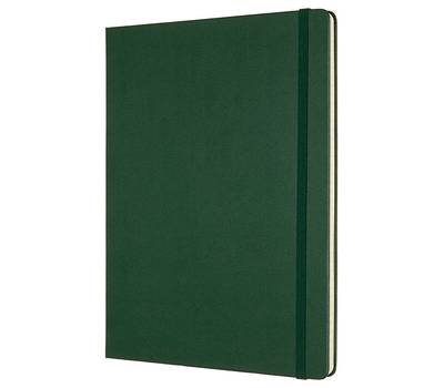 Блокнот письменный MOLESKINE CLASSIC QP090K15 XLarge 190х250мм 192стр. линейка твердая обложка зелен