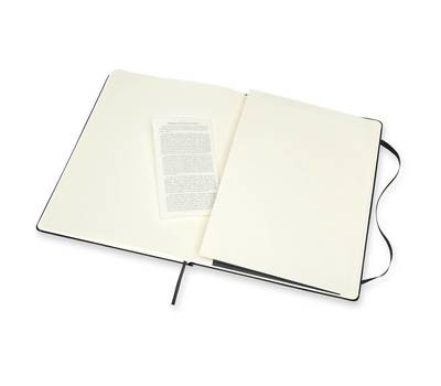 Блокнот письменный MOLESKINE CLASSIC DOUBLE NB413HBK XLarge 190х250мм 192стр. линейка/нелинованный т