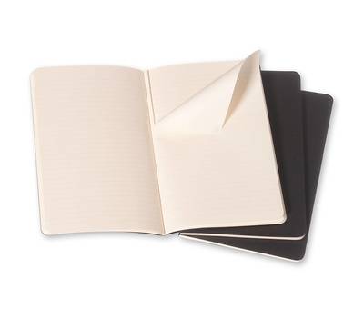 Блокнот письменный MOLESKINE CAHIER JOURNAL QP316 Large 130х210мм обложка картон 80стр. линейка черн